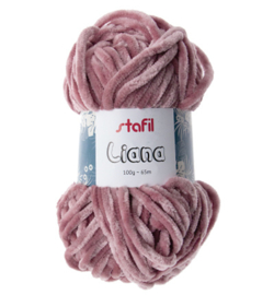 Velvetgaren Liana Yarn Old Rose Bol 100 gram 65 meter lengte