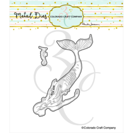 C3AJ757D Colorado Craft Company Metal Die Set Mermaid & Seahorses-By Anita Jeram
