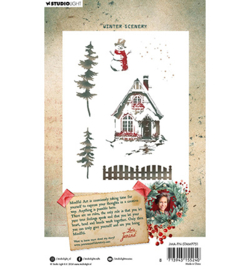JMA-FN-STAMP751 Jenine's Winter scenery Festive Nostalgia nr.751