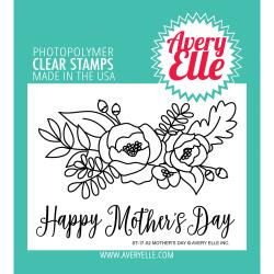 305518 Avery Elle Clear Stamp Set Mother's Day 4"X3"