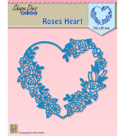 SDB006 Shape Dies Roses heart