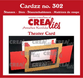 CLCZ302 Crealies Cardzz Theater kaar
