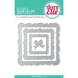 541759 Elle-Ments Dies Wonky Squares Frames