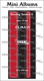 CLMA15 Crealies Mini Albums Bindsysteem E