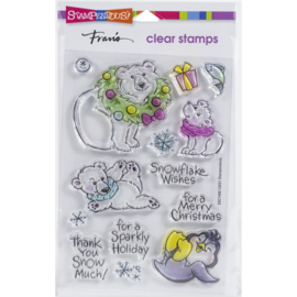 SSC1408 Stampendous Perfectly Clear Stamps Polar Play