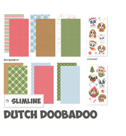 473.005.027 Dutch DooBaDoo Crafty Kit Slimline X-mas