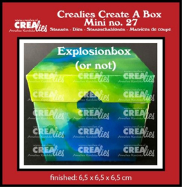 CCABM27 Crealies Create A Box Explosion mini