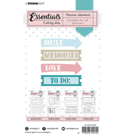 SL-PES-CD08 StudioLight Cutting Die Text dies Planner Essentials nr.08