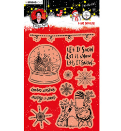 ABM-ES-STAMP83 ABM Clear Stamp Christmas Snow Globe Essentials nr.83