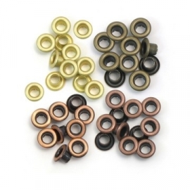 117027/6009 Eyelets Warm Metal