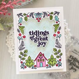 PF174022 Pinkfresh Studio Die Set Tidings Of Great Joy