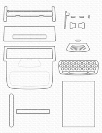 MFT-2469 Typewriter Die-Namics