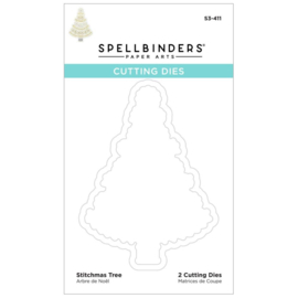 S3411 Spellbinders Etched Dies Stitchmas Tree