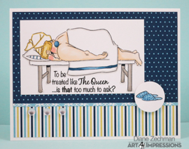 251037 Art Impressions Clear Stamps Pamper Yourself