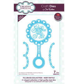 CED21018 The Fillables Collection Baby Rattle