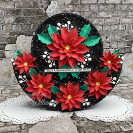 CEDJR091 Jamie Rodgers Craft Die Rippled Poinsettia