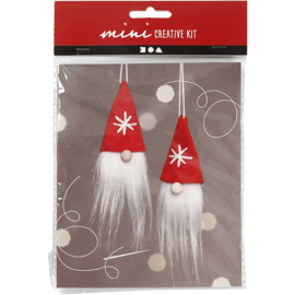 977400 Creativ Company Creative mini kit, hangende kerstkabouter, 11 cm