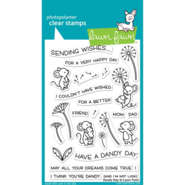 LF2217 Lawn Fawn Clear Stamps Dandy Day 4"X6"