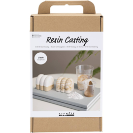 977735 Creativ Company Hobbyset Hars Gieten, Beeldje, beige, off white