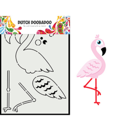 470.713.880 Dutch DooBaDoo Card Art Built up flamingo