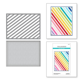 S41275 Spellbinders Etched Dies Super Stripes Background