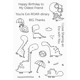 CS662 My Favorite Things Clear Stamps You're Ext-ROAR-dinary 4"X6"