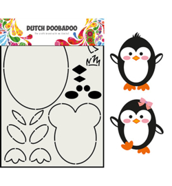 470.713.842 Dutch DooBaDoo Card Art Built up Pinguin