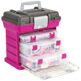 045521 Creative Options Grab`n Go 3-By Rack System Magenta/Sparkle Gray