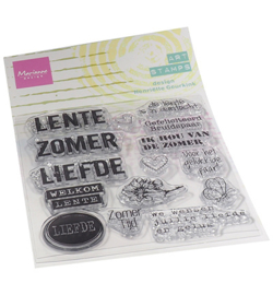 MM1638 Marianne Design Art stamps Zomertijd