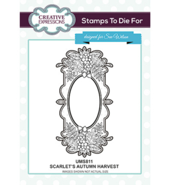 UMS811 To Die For Stamp Scarlet's Autumn Harvest