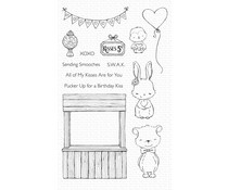 SY-17 My Favorite Things Kissing Booth Clear Stamps