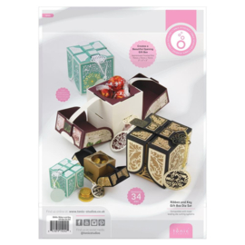 5242E Tonic Studios Showcase Die Set Ribbon And Key Gift Box