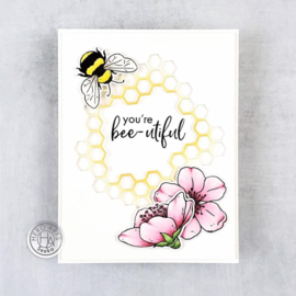 672506 Hero Arts Clear Stamps Beelieve 4"X6"