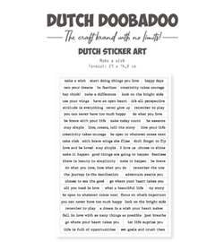 491.200.035 Dutch Doobadoo DDBD Dutch Sticker Happy Spring 1