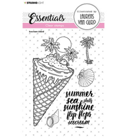 BL-ES-STAMP259 Icecream island Essentials nr.259