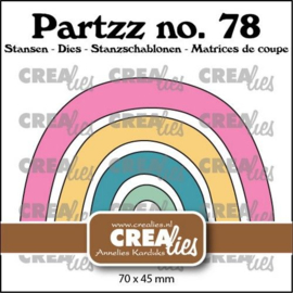 CLPartzz78 Crealies Partzz Regenboog