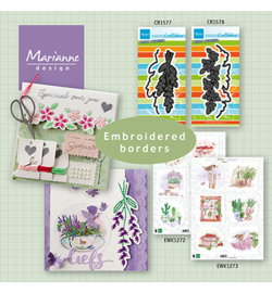 CR1577 Marianne Design Craftables Stitching Lavender