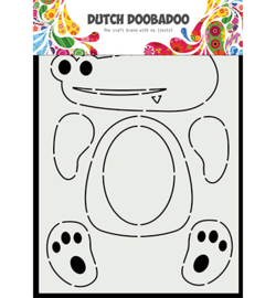470.784.105 Dutch DooBaDoo Card Art Built up Krokodil