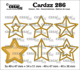 CLCZ286 Crealies Cardzz Elements Sterren