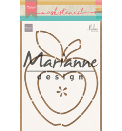 PS8013 Craft stencil: Apple by Marleen