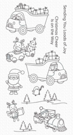 CS501 My Favorite Things Clearly Sentimental Stamps Loads of Joy 4"X8"