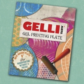 GL8round Gelli Arts Printing Plates 8 inch Round x 3/8 inch Plate