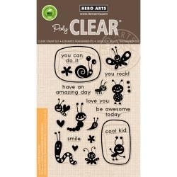 HA-CL939 Hero Arts Clear Stamps Lunch Box Notes