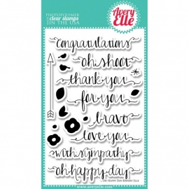297567 Avery Elle Clear Stamp Set Oh Happy Day