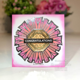 CED4476 Sue Wilson Craft Die Art Deco Collection Rosette