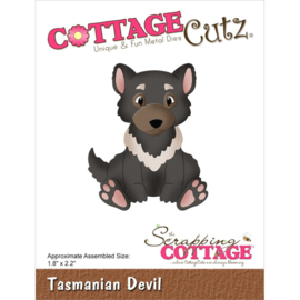 CC987 CottageCutz Dies Tasmanian Devil 1.8"X2.2"