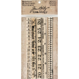 TH93565 Idea-Ology Wooden Ruler Pieces 5/Pkg