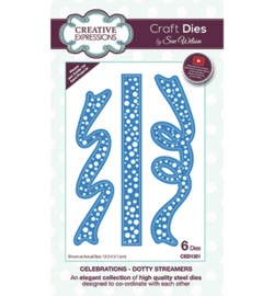 CED1351 Creative Expressions Dotty Streamers