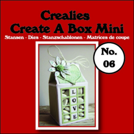 115634/1906 Crealies Create A Box Mini no. 06 Melkpak