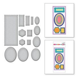 692203 Stampendous Etched Dies Fran's Frames